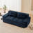82" Modern L-Shaped Modular Sectional Sofa For Living Room, Corduroy Fabric, 2-Seater Couch With Deep Seat , Pearl-Like Piping, Tufted Design, No Assembly, Anti-Slip Design-1065333678