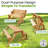 Eswer Solid Wood Hemlock Outdoor Bench