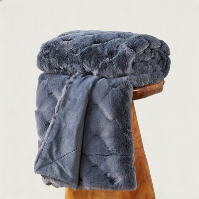 CloudNest Plush Faux Fur Throw Blanket