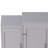 Full Size Bed In Gray Color, Multifunctional Foldable Bedframe With 2 Wardrobes, Ideal For Small Spaces And Guest Rooms, Pine Wood Material-1550683457-1550683470