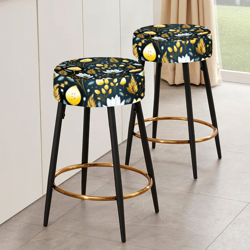 Ensemble de 2 tabourets de bar Nostalgia