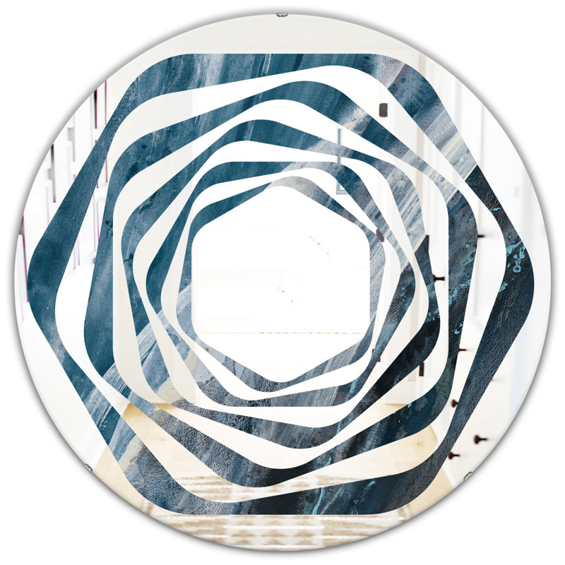 Miroir mural Whirl Splash, H 23,6 po x l 23,6 po