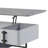 Wilkins Gray & White High Gloss Finish Coffee Table W/Lift Top