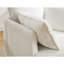 Chaise pivotante rembourrée en velours côtelé-760106808