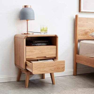 Armoire de chevet en bois massif Pure