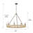 Zeno 9 - Light Steel Dimmable Round Chandelier
