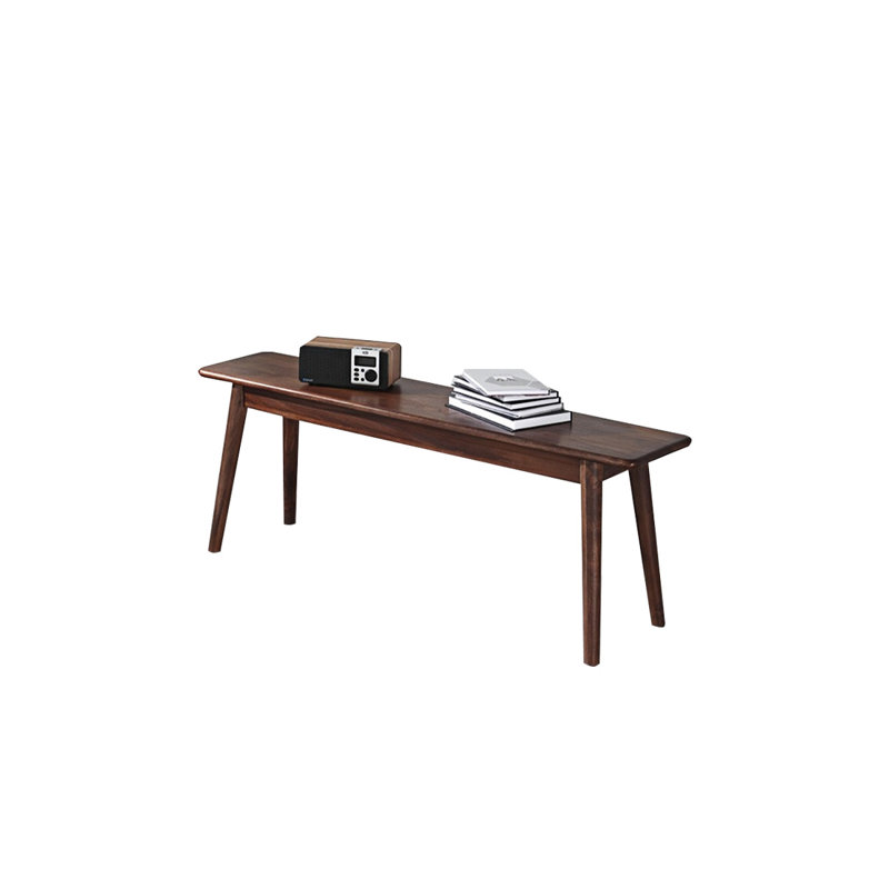 Banc en bois massif Nourudeen, H 16,92 po x l 59,05 po x P 11,02 po