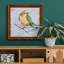 Oiseau Variété II - Toile encadrée de qualité supérieure - prête à être accrochée-602294834-602294833