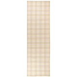 Lakeville Plaid Khaki Handwoven Indoor/Outdoor Rug