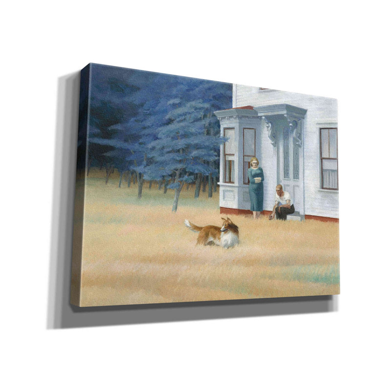 «Red Barrel Studio», Cape Cod Evening, 1939, par Edward Hopper, estampe numérique sur toile, H 12 po x l 16 po x P 0,75 po