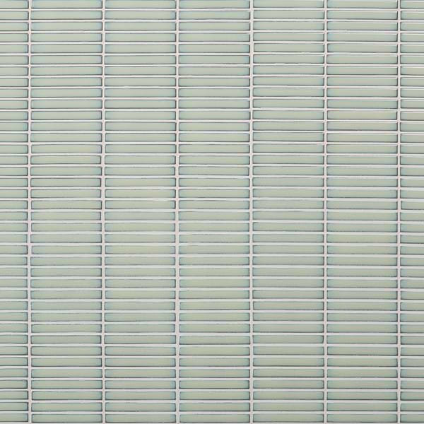 Kai 1 in. x 4 in. Linear Matte Porcelain Tile, Snow White