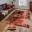Tapis tissé élégant 5,9 x 9,2 pi, 100% polyester, antibactérien, antidérapant | Impression numérique 3D, lavable à la machine (30-40 ° C) | Parfait pour les salons, les chambres à coucher et les endroits très passants, durable et facile d'entretien-1280646736