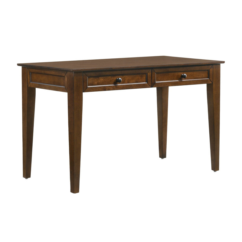 Jacon Solid Wood Writing Desk, Brown