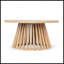 Table basse de patio en bois d'acacia