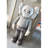 27.56" Gray Composite Decorative Objects-108781132