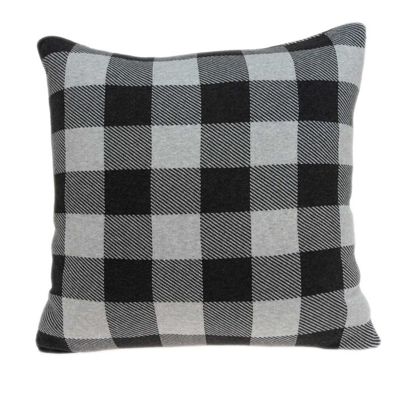 Housse de coussin carrée Buffalo, Polyester/ Bourre en polyester