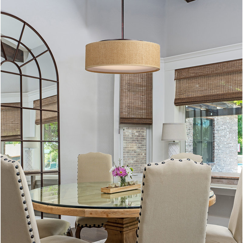 Jessalyn 5 - Light Dimmable Drum Chandelier