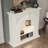 European arched cream-style solid wood fireplace decorative cabinet-626572460