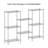 17.32'' W Metal Shelving Unit-435493345