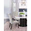 Chaise d'appoint capitonnée Jackye avec garniture cloutée-888591515-888591509