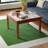 Solid wood rock panel check coffee table