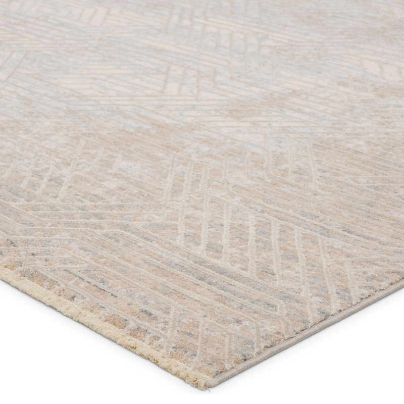 Geometric Indoor Rug, Rectangle 4' x 6'