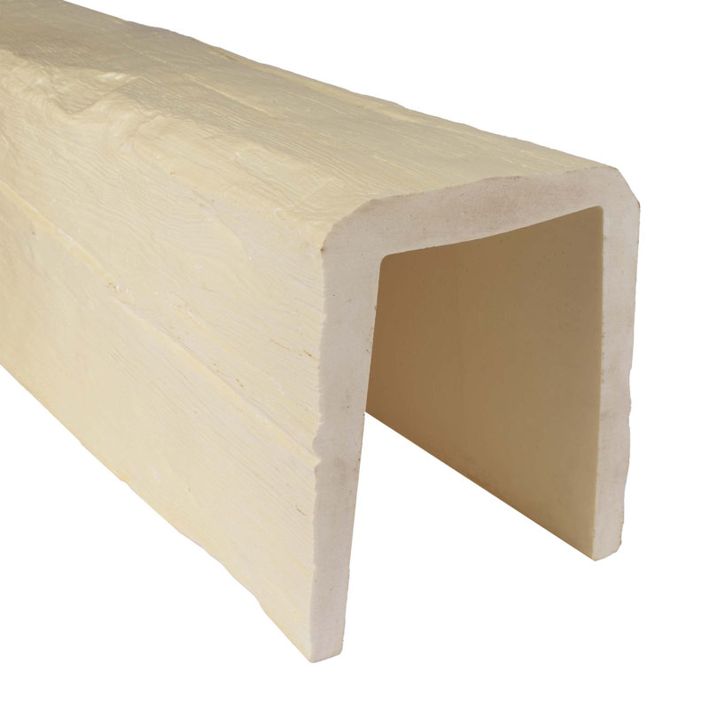 Poutre rétro en faux bois, 12" H x 10" W x 186" D, Naturel