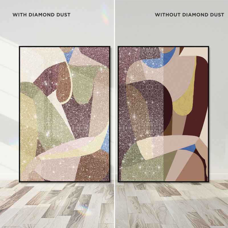 Body Studio Set Abstract Canvas Print by Oliver Gal, Black Frame, 10 x 15, 31" H x 21" W, Black Floater Frame