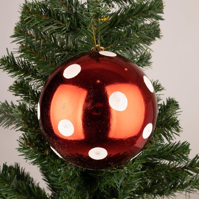 6cm Polyvinyl Chloride (PVC) Bauble