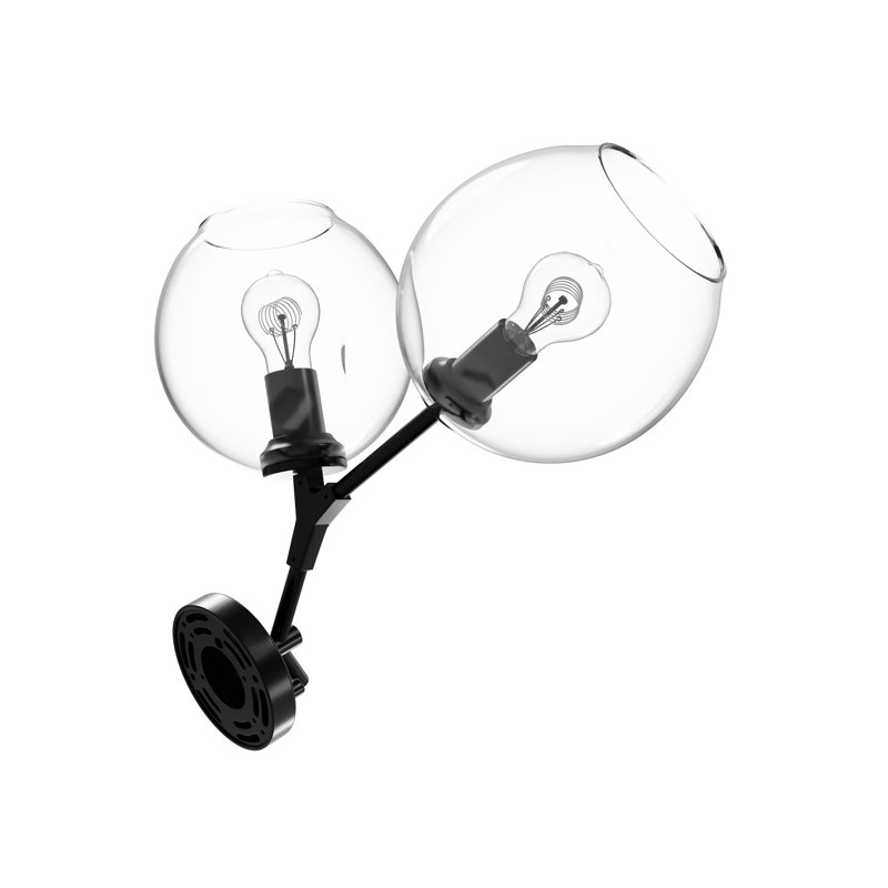 Maclean Armed Sconce, Dark Bronze