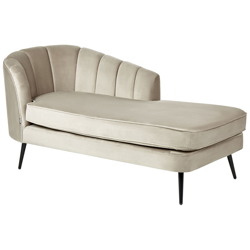 Aireon Velvet Chaise Lounge