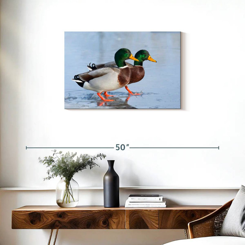 Brampt Mallard Duck Duo, 20" H x 30" W