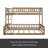 Twin XL Over Queen Bunk Bed With Ladder And Guardrails-748337400
