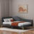 Upholstered Daybed With Headboard And Armrest-382239012-382239018