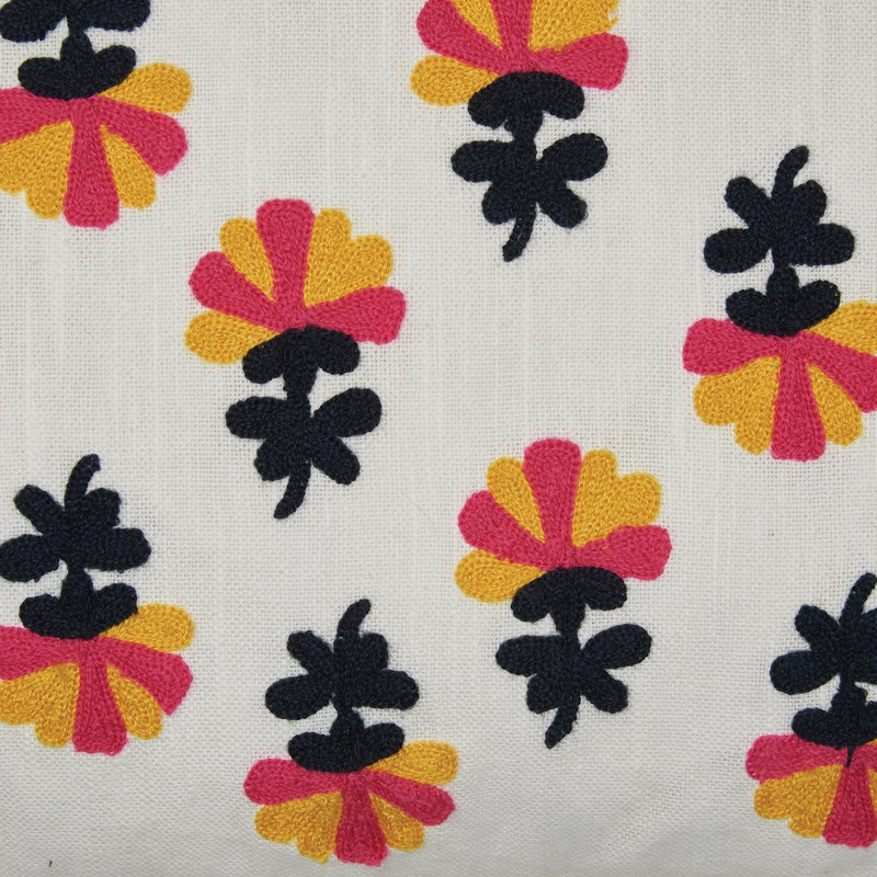 Addy Embroidered Throw Pillow