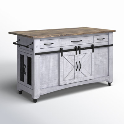 Westleigh Solid Wood Kitchen Island