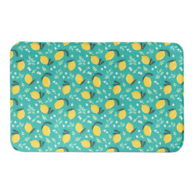 Tapis de bain Lemon Teal
