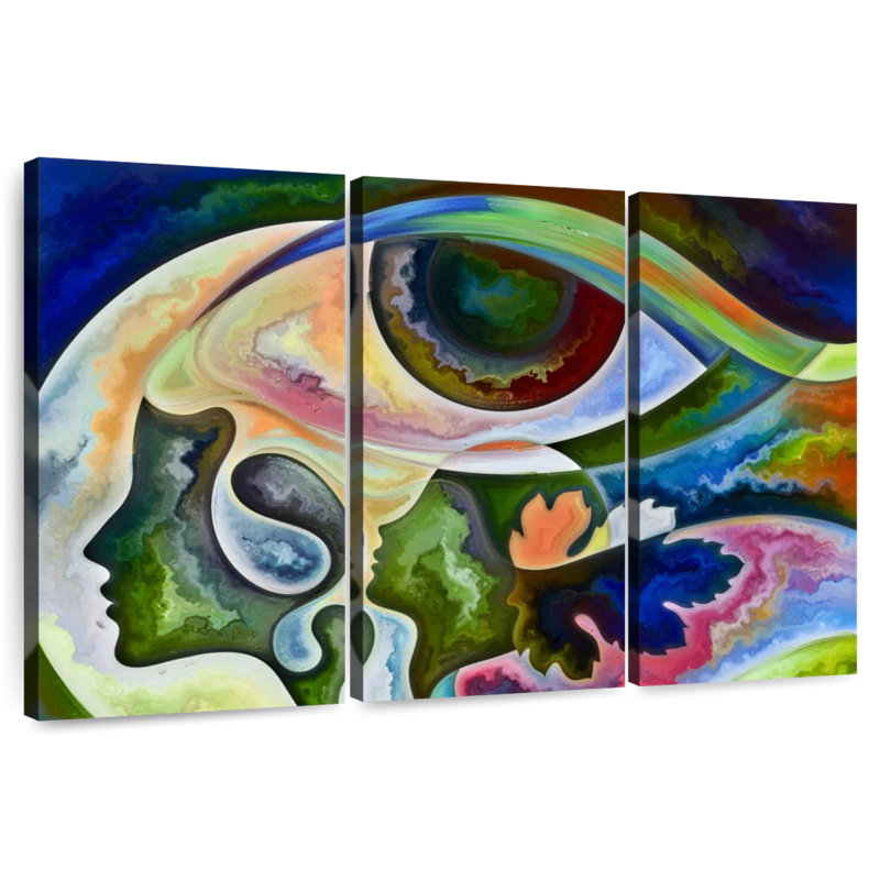Avery Relationships In Texture Abstract, 28" H x 45" W