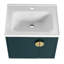 Meuble-lavabo de 24 po avec lavabo en céramique, fixation murale pour les petites salles de bain, porte à fermeture en douceur et lavabo à poignées en métal terne, attrayant à fermeture en douceur-1855802328-1855802329