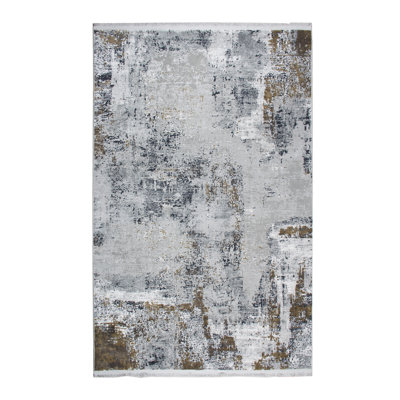 Tapis de couloir luxueux, 2,6 x 9,8 pi, 100% viscose / polyester, hauteur des poils de 0,2 po | Tissé à la machine, 864 000 points de fil | Résistant aux taches, facile à nettoyer avec l'aspirateur et le détachant | Conception élégante pour la décoration intérieure