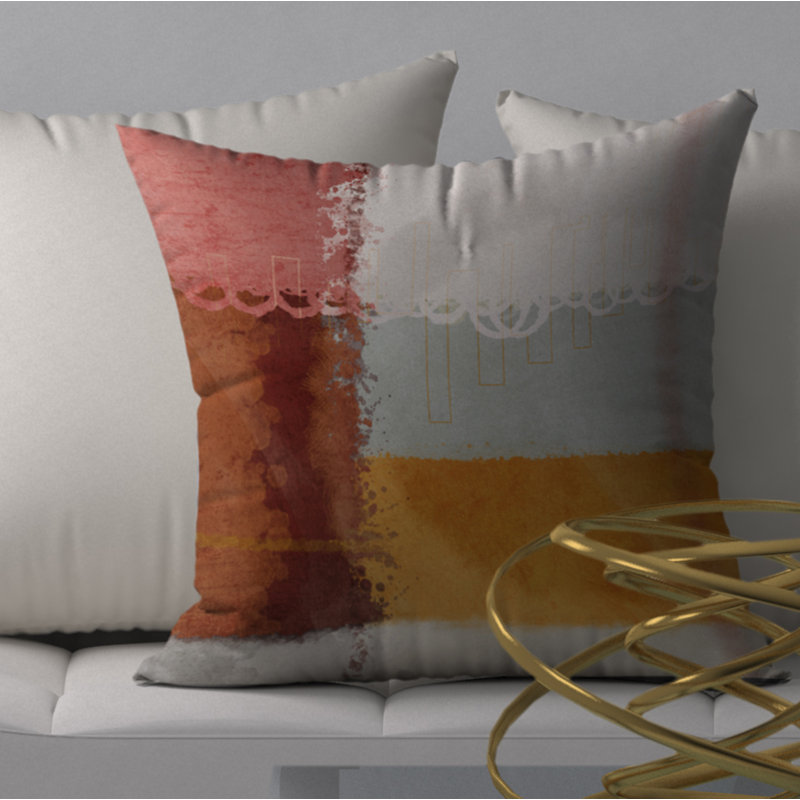Housse de coussin carrée/insert exceptionnelle serene, 18" x 18"