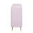 Earven 6-Drawer Double Dresser in Pink High Gloss