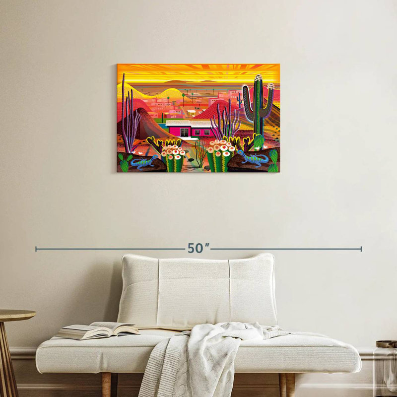 Las Palmas, 20" H x 30" W