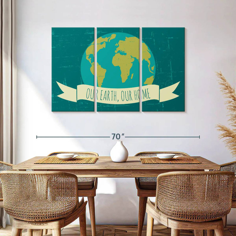 Our Earth Our Home, H 36 po x l 57 po