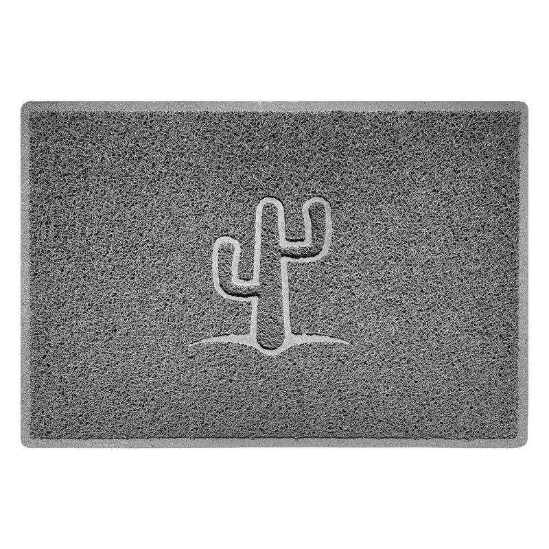 Non-Slip Indoor / Outdoor Doormat, Grey, 60cm W x 90cm L