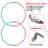 16Pcs Bag Tag Loops Wire Keychain Cable Cable Key Ring Luggage Tag Loops Keychain Loop