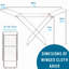 Foldable X-Frame Drying Rack