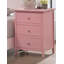 Charmante table de chevet rose contemporaine-526945979