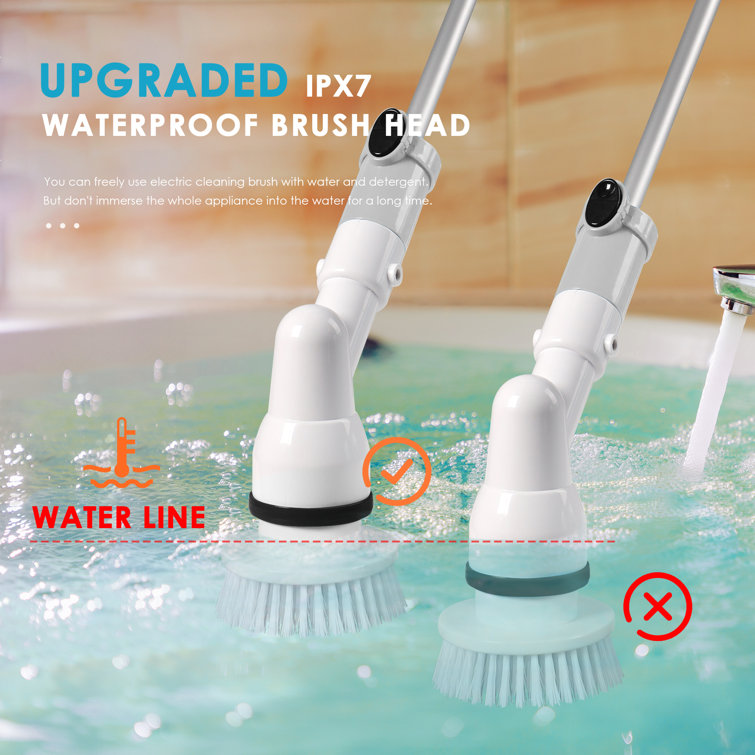 Electric Cleaning Brush Set, Portable Electric Cleaning Brush with 3  Replaceable Brush Heads, Handheld Power Spinning Scrub Brush, Shower  Cleaner Brush for Kitchen, Sink, Wall, Window, Toilet, Bathroom