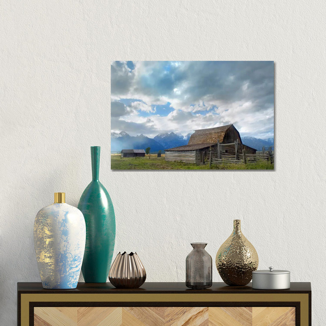 Mormon Row Barn, Grand Teton National Park, Wyoming I by Tim Fitzharris - Gallery-Wrapped Canvas Giclée on Canvas